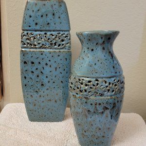 Blue Vase set